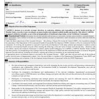 CARPHA:  Head Environmental Health & Sustainable Development (EHSD) - Saint Lucia